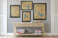 Lake Lanier Wooden Map, Georgia – Image 13