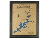 Grand Lake O the Cherokees Map, Oklahoma – Image 3