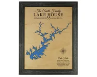 Lake Lanier Wooden Map, Georgia – Image 10