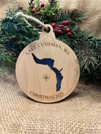 Christmas Wood Ornament – Image 2
