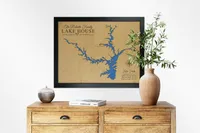 Lake Hartwell Map, Georgia & South Carolina – Image 3
