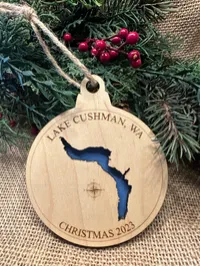 Christmas Wood Ornament – Image 1