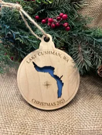 Christmas Wood Ornament – Image 3