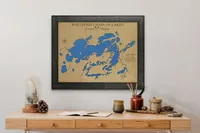 Lake Lanier Wooden Map, Georgia – Image 15