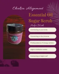 Chakra Alignment Sugar Scrub | Spiritual Body Polish, Energy Balancing Ritual Bath – Image 3