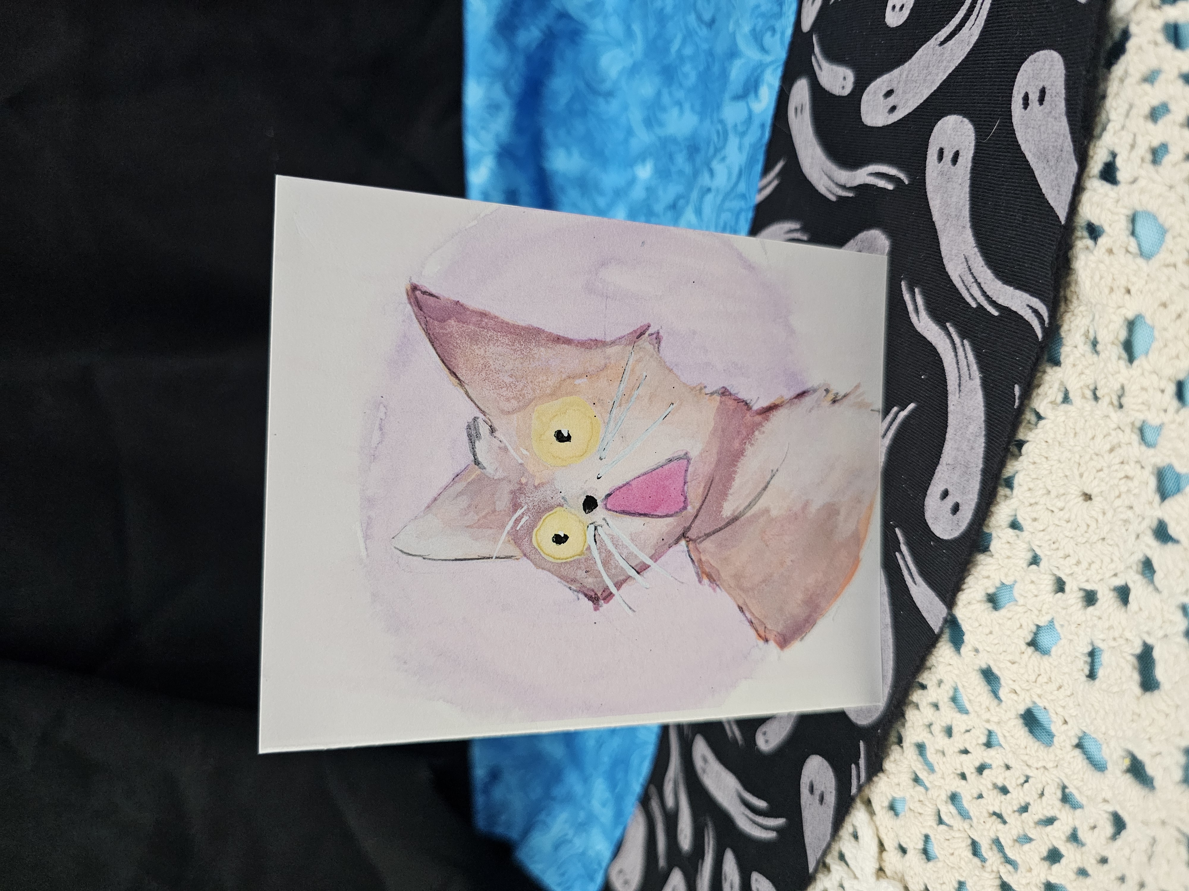 Greeting Card Shocked Cat  – Image 2