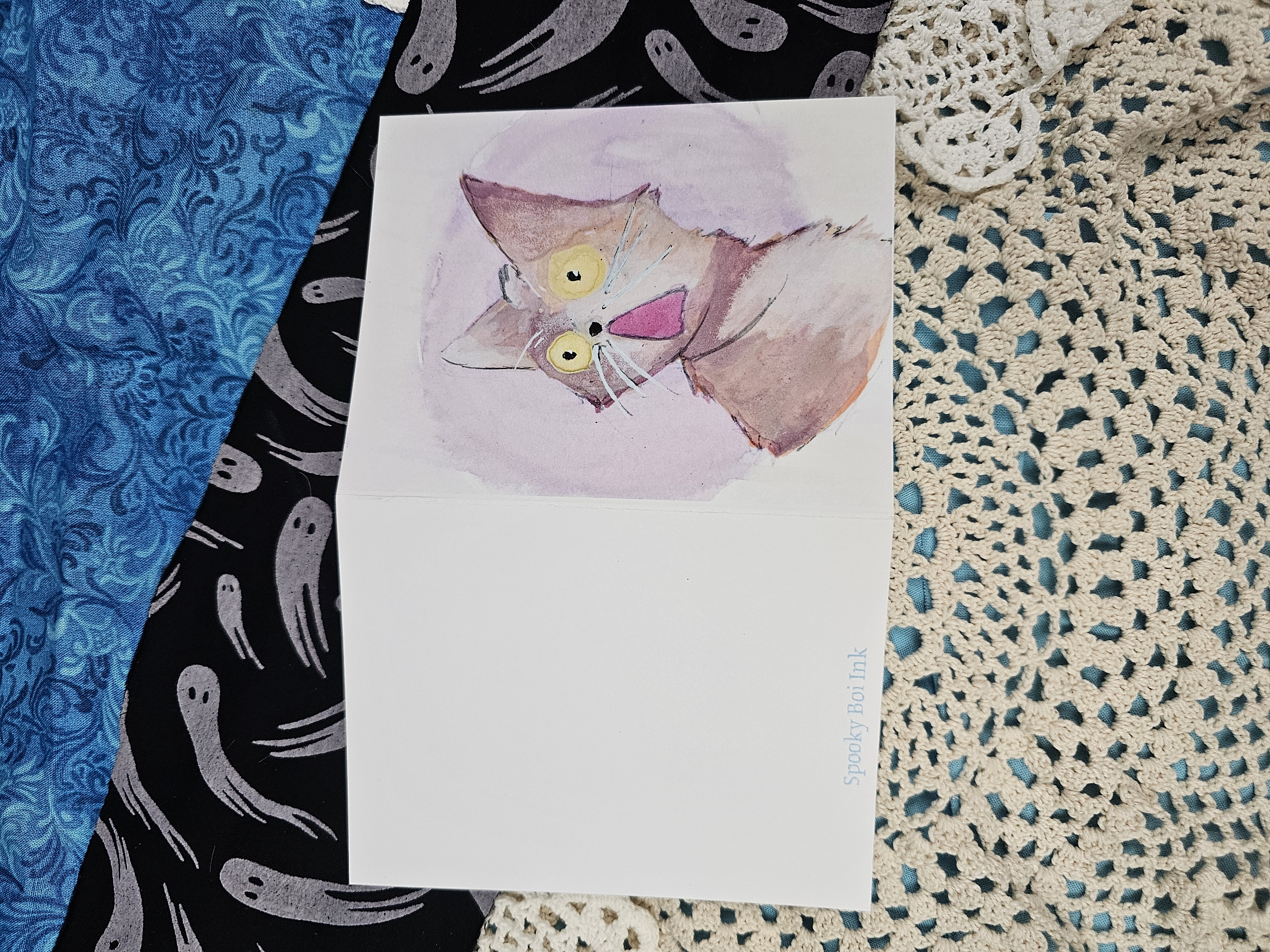 Greeting Card Shocked Cat  – Image 3