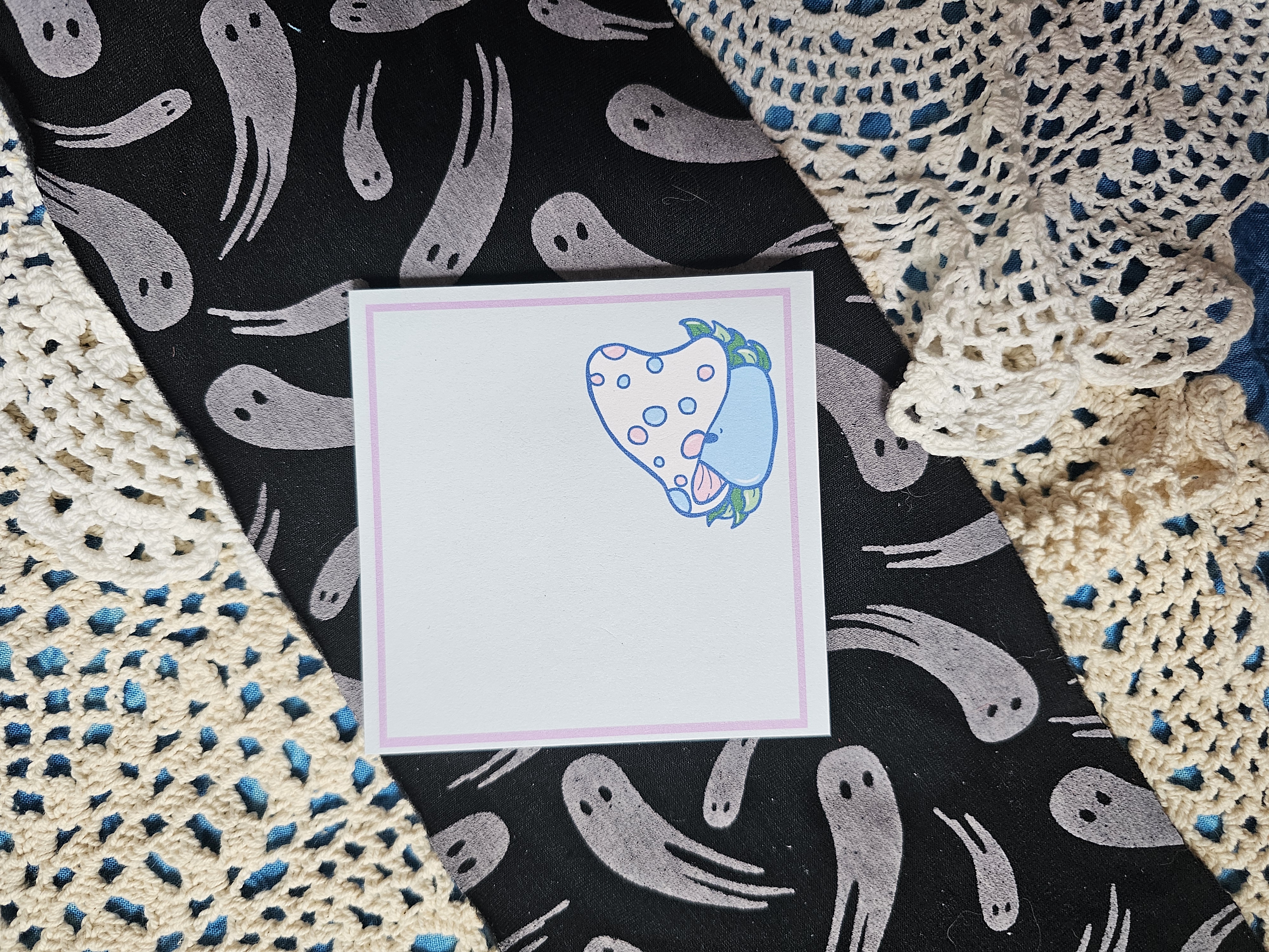 Small Notepad Trans Mushroom – Image 1
