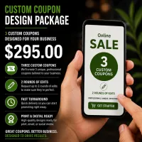 Custom Coupon Design Package - $295 – Image 1
