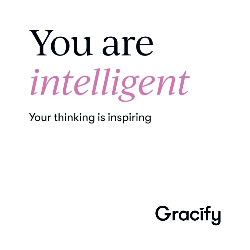 Affirmation Card: Intelligent – Image 1