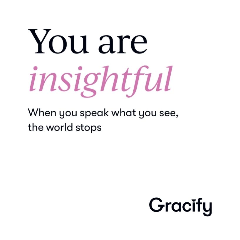 Affirmation Card: Insightful – Image 1