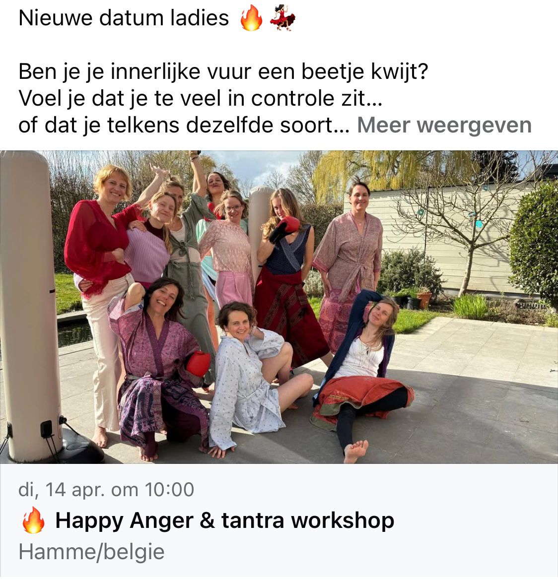 One day Happy Anger & tantra Retraite 14/4 â Image 1