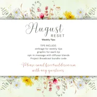 August Reset Weekly Tips – Image 1
