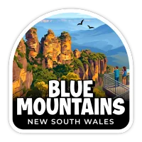 Blue Mountains, NSW Sticker – Image 1