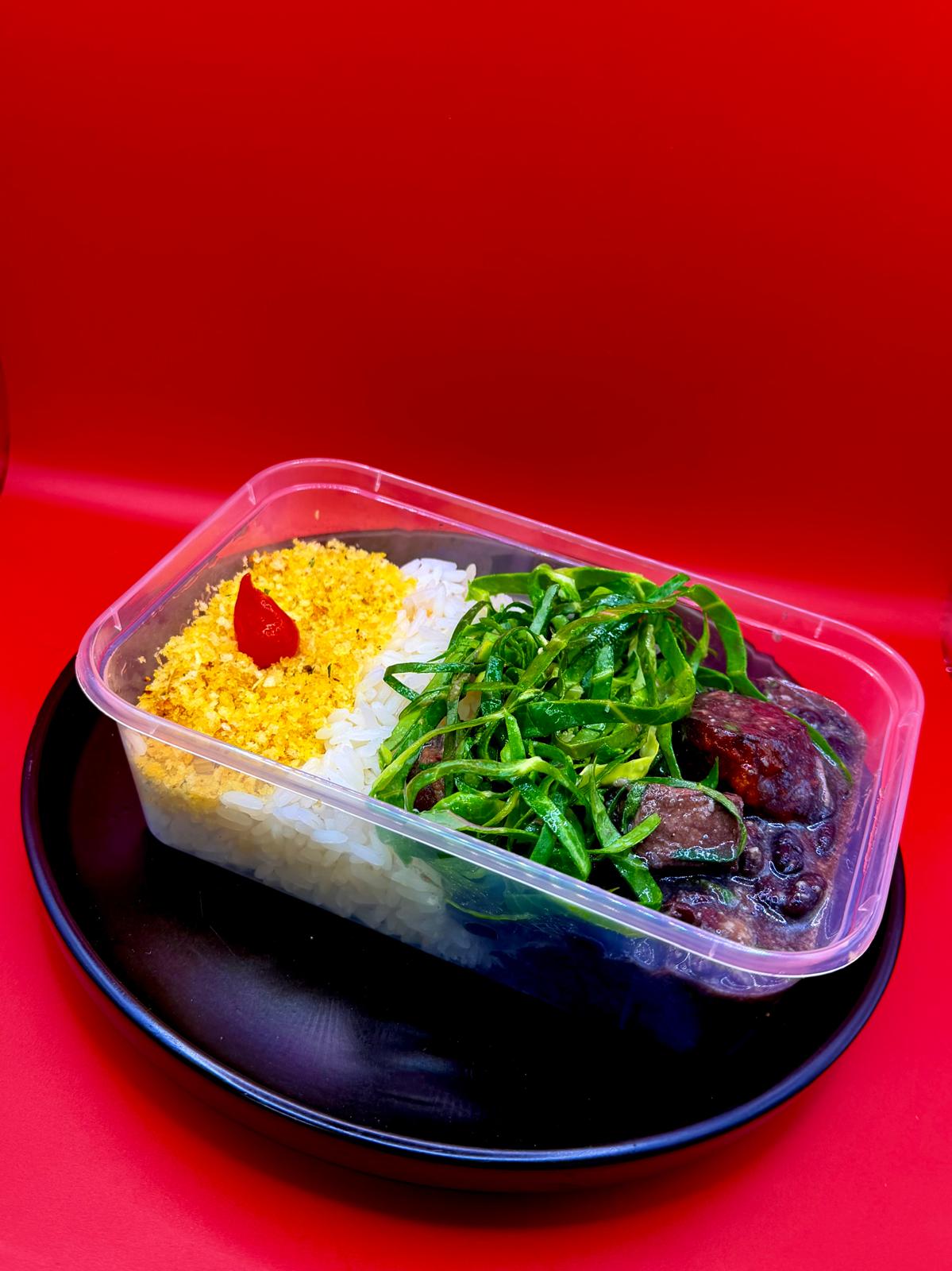 Feijoada with rice, farofa, and collard greens – Image 2