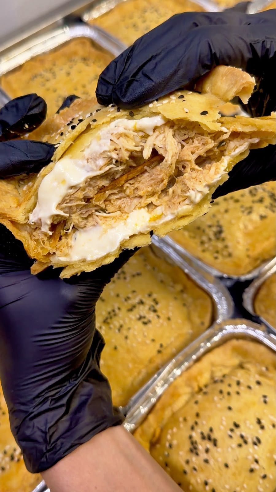Chicken pie with cream cheese and sweetcorn  – Image 2