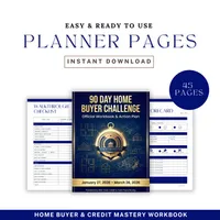 90 Day Credit To Home Challenge Workbook – Image 2
