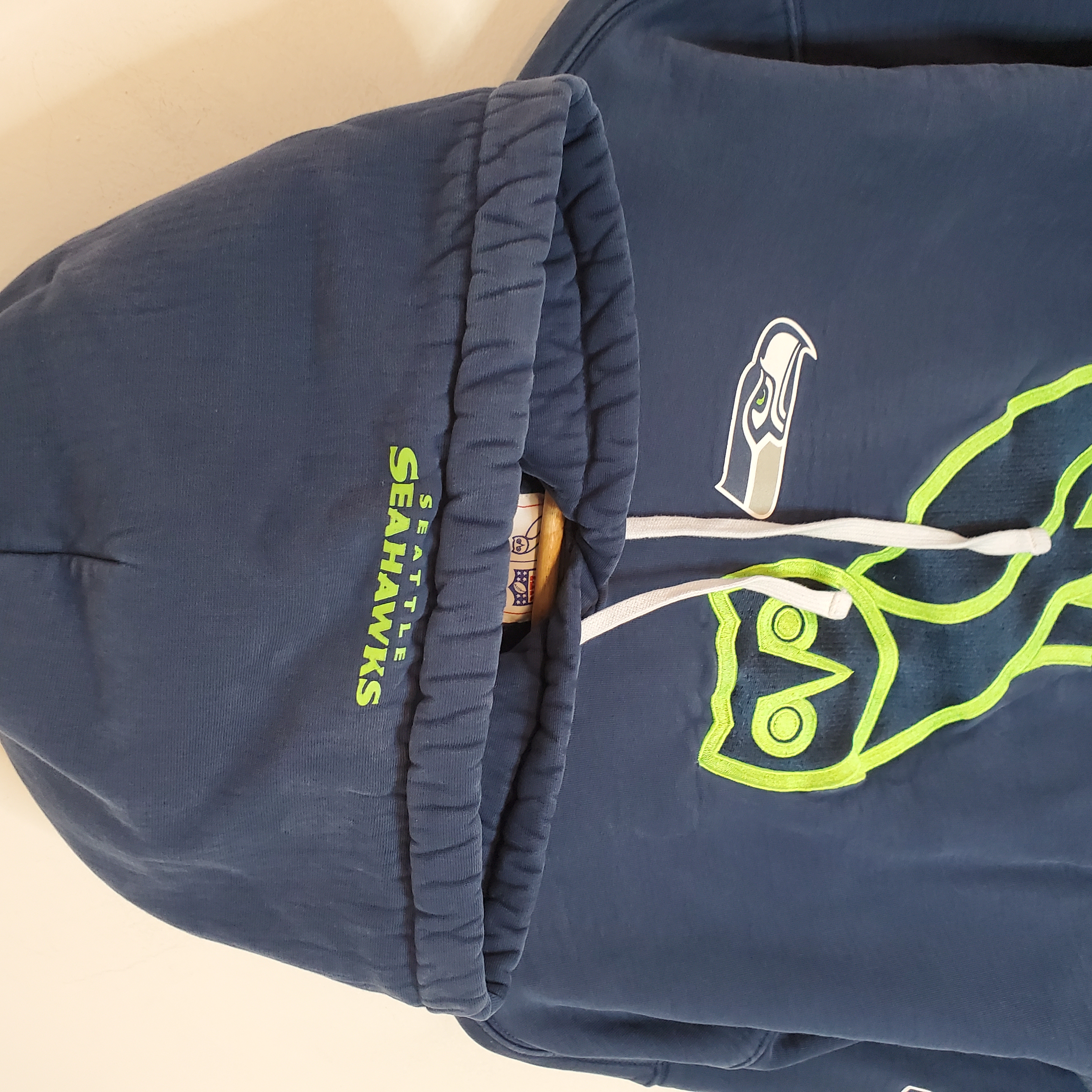 October's Very Own OVO x NFL Seattle Seahawks Hoodie Sweater Blue Size XL – Image 4