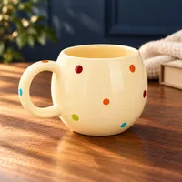 A Little Cup of Happy — Polka Dot Mug – Mug Only