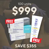 100 units for $999 + FREE Sunscreen and Tretinoin – Image 1