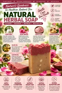 Rose & Radiance – Goat Milk Botanical Soap – Image 2
