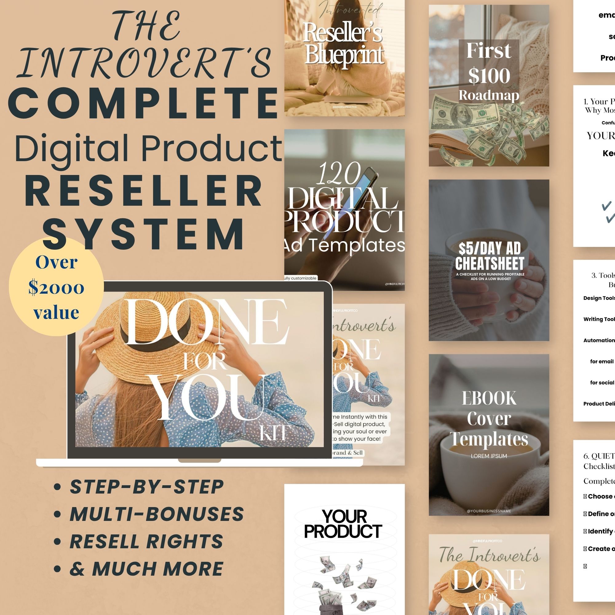 The Introvert's COMPLETE Digital Product Reseller System – Image 1