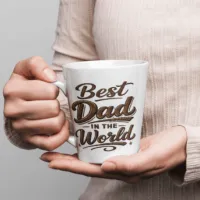 Best Dad Latte mug – Image 3