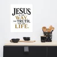 Jesus is the Way White Poster – Image 3