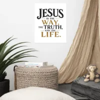 Jesus is the Way White Poster – Image 2