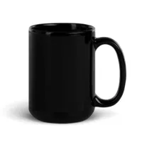 Jesus is King Black Mug – Image 2