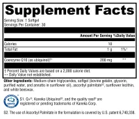 CoQmax™ Ubiquinol 200 mg 30 Softgels – Image 2