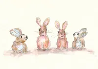 The Cousins Watercolour Print – Image 1