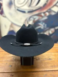 Leatherette Double Rope Hat Band | Black – Image 2