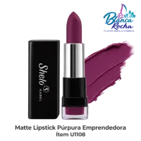 Matte Lipstick Púrpura Emprendedora — U1108 – Image 1