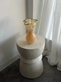 Calvert Glass Vase – Peach / Olive – Image 3