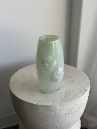 Posey Glass Vase – Mint Green – Image 3