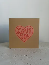 Love You Card – Image 1