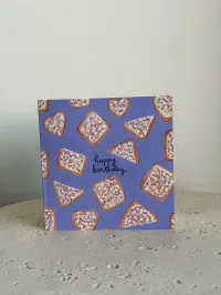 Happy Birthday Fairy Bread Card – Image 1