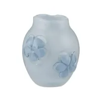 Posey Glass Vase Ice Blue – Image 2