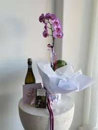 Keeping it Simple – Orchid Plant, Peppermint, Happy Birthday