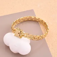 Gold Chunky Curb Chain Necklace & Bracelet Set – Image 3
