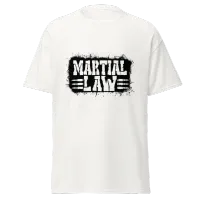 Bullet Logo Tee – White, 5XL