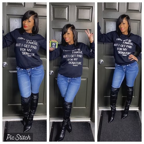 Unisex Notary Statement Sweater – Image 1