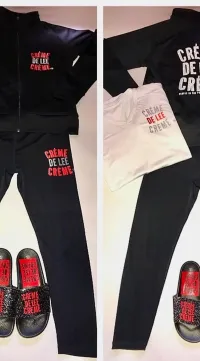 Créme De Lee Créme “FOREVER” Jogger Plus Sizes – Image 2