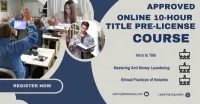 Daniel Lewis New 10-Hour Title Pre-License Online Course – Image 1