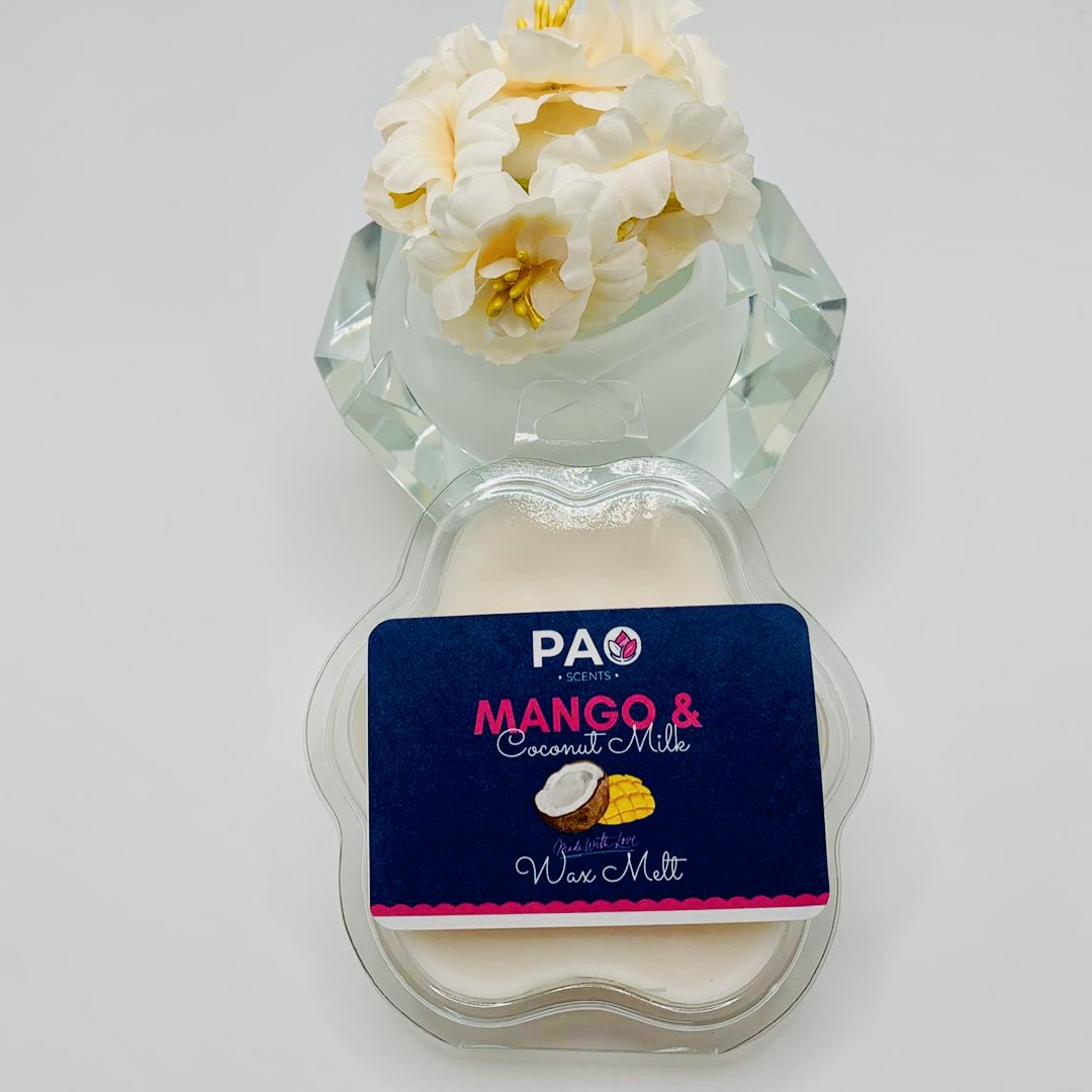 Flower Wax Melt Mango & Coconut Milk  – Image 2