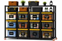 Zenova Garage Rack System Deep Wall Option – Image 1
