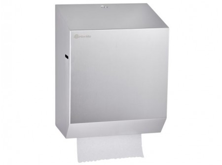 Automata papírtörölköző adagoló, rozsdamentes, szálcsiszolt, maxi, ONE – Image 1