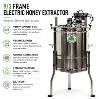 9/3 Electric Honey Extractor  – Image 2