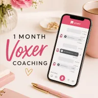 1 -Month of Private Voxer Coaching – Image 1